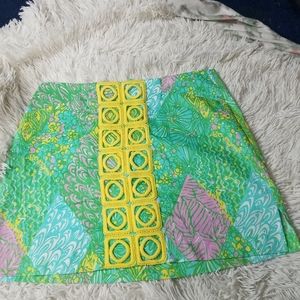 NWT Lilly Pulitzer Skirt/Skort Multicolor Yellow e